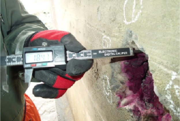 コンクリート中性化試験