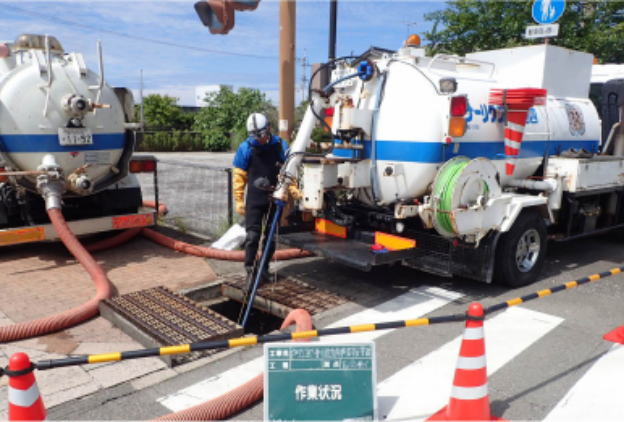 雨水管の清掃
