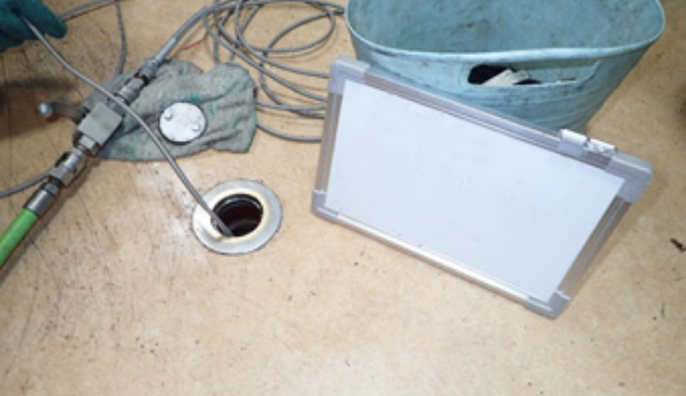 店舗内各種排水管の清掃