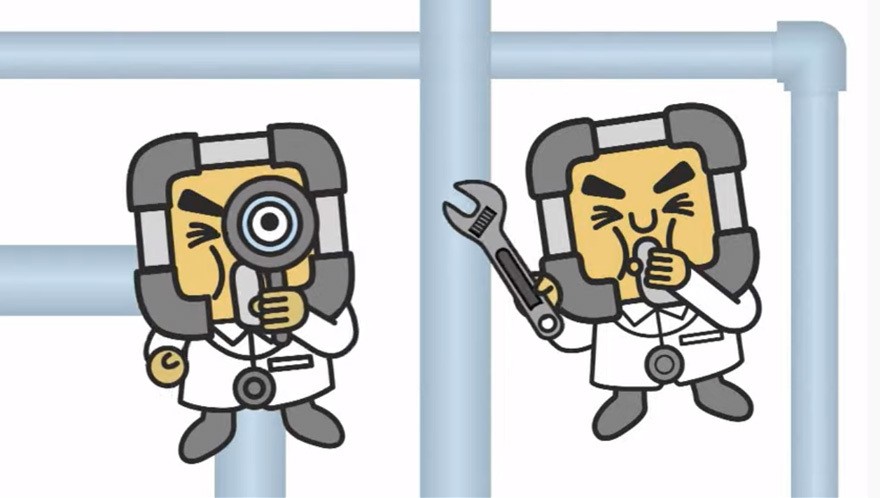 清掃、調査、修理　みんなの暮らしを支えてる！編